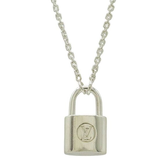 Louis Vuitton Silver Lockit Necklace Pendant - Picture 1 of 7